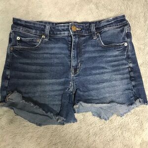 American Eagle Outfitters Dark Blue Jean Shorts Size 12 women